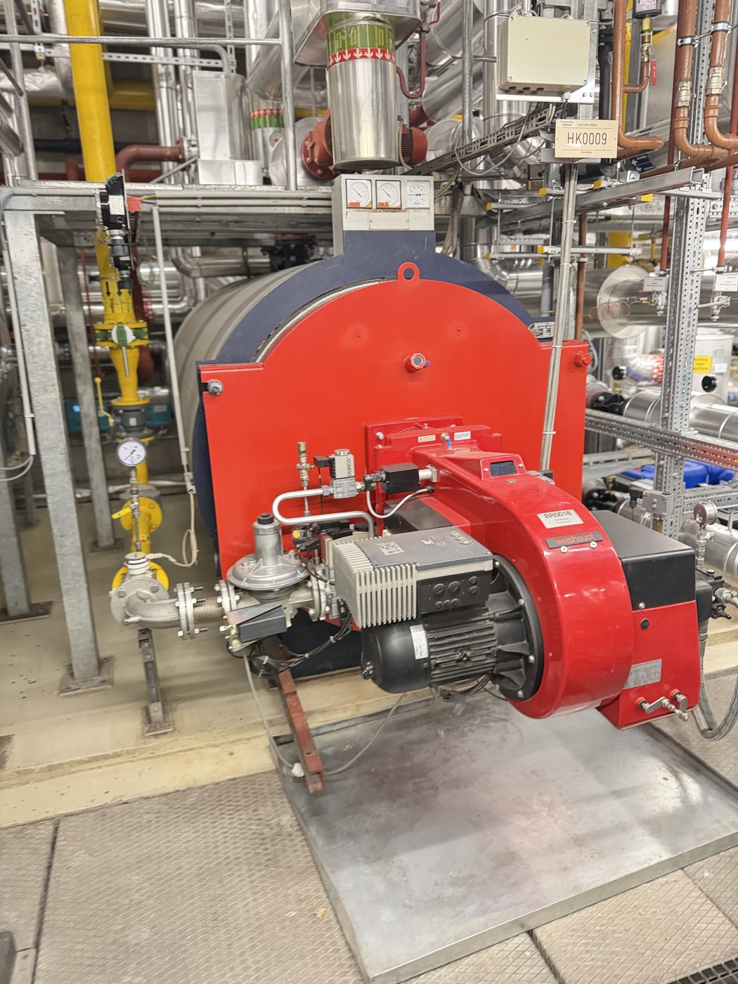 Loos boiler front — uninsulated